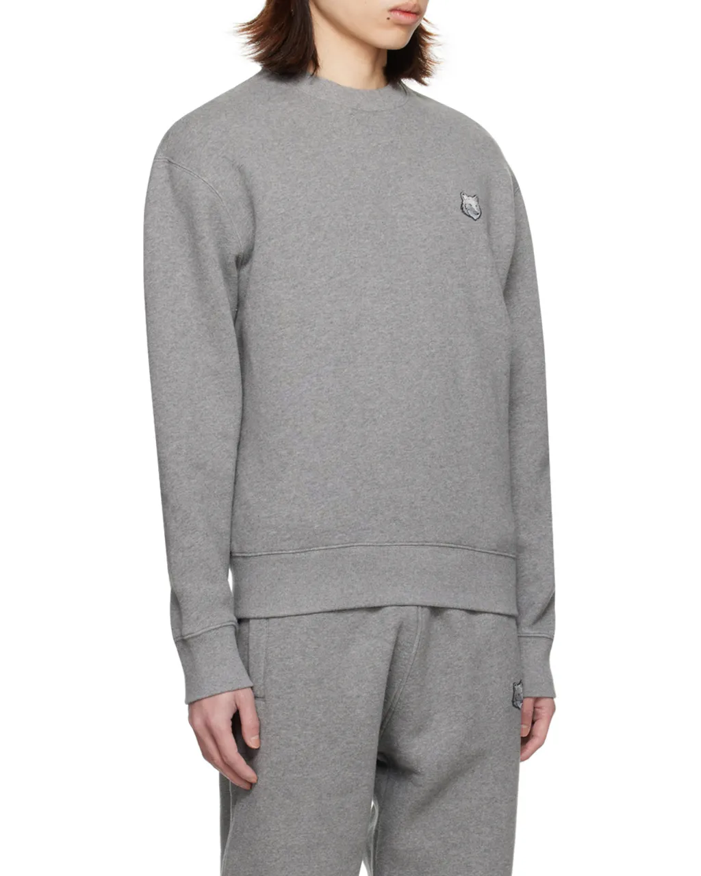 Fox Head Patch Crewneck Sweatshirt