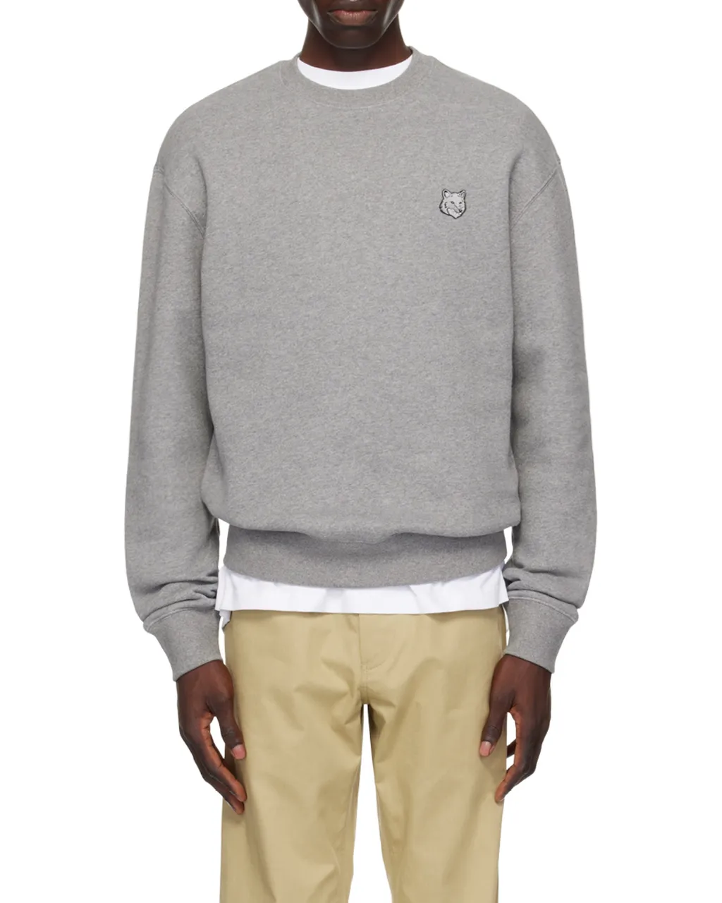 Fox Head Patch Crewneck Sweatshirt