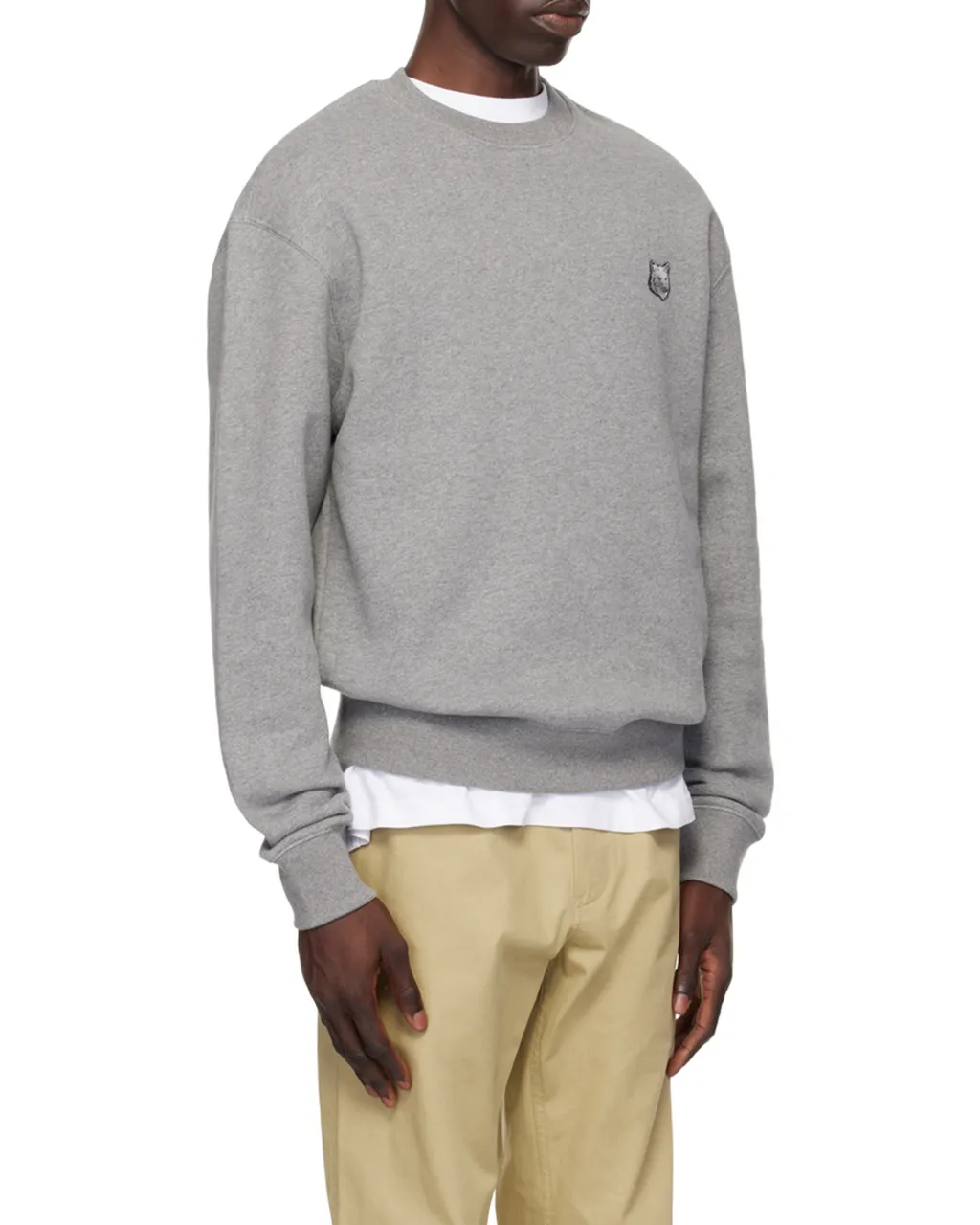 Fox Head Patch Crewneck Sweatshirt