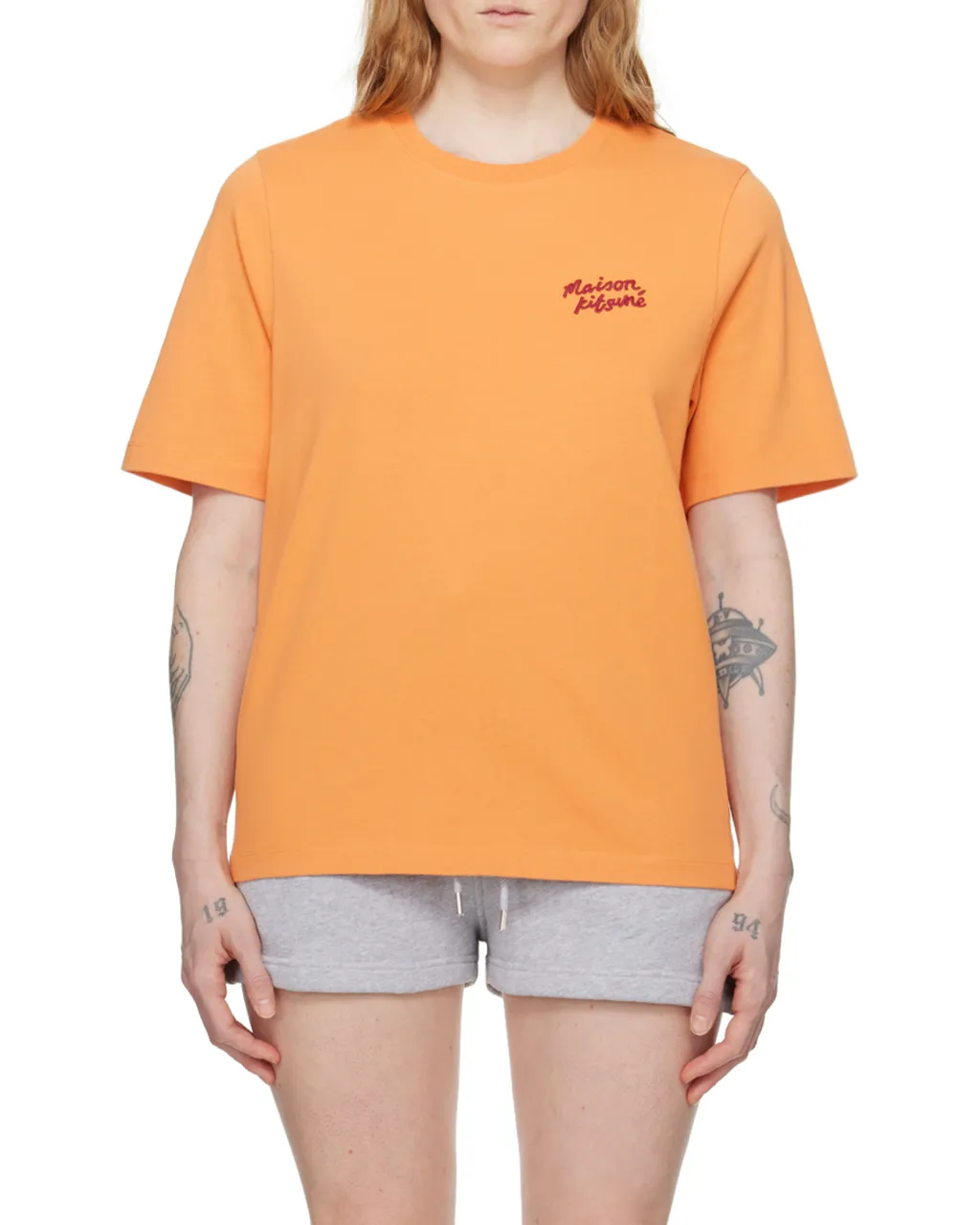 Logo Embroidered Crewneck T-Shirt