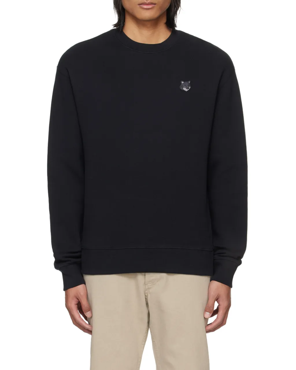 Fox Head Patch Crewneck Sweatshirt
