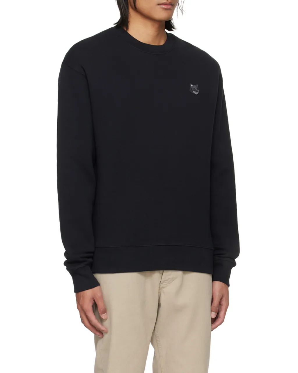 Fox Head Patch Crewneck Sweatshirt