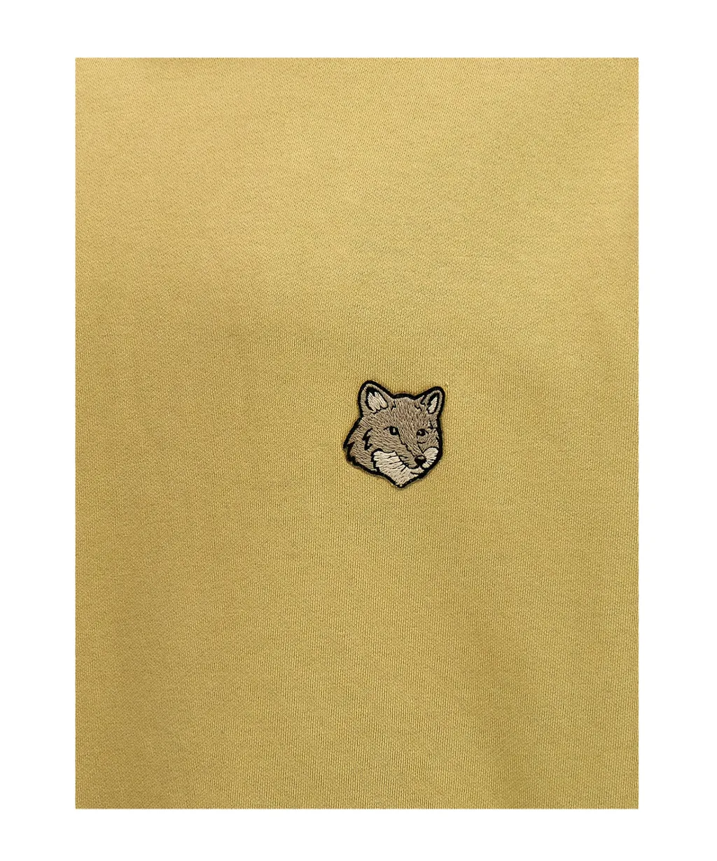 Bold Fox Head Patch Drawstring Hoodie