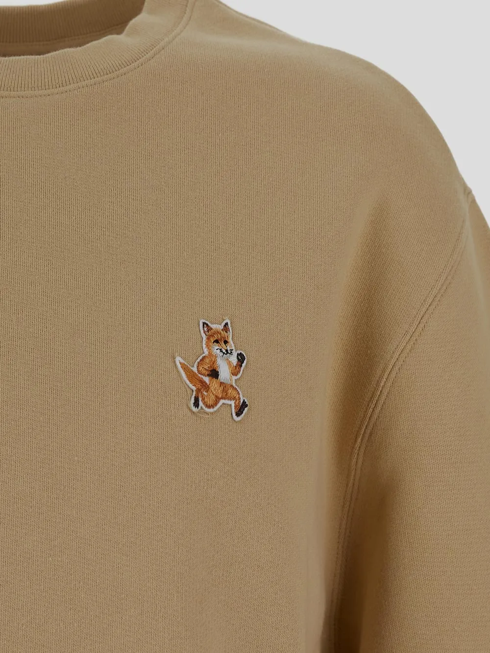 Speedy Fox Patch Crewneck Sweatshirt