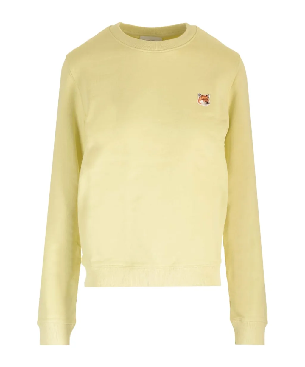 Fox Head Patch Crewneck Sweatshirt