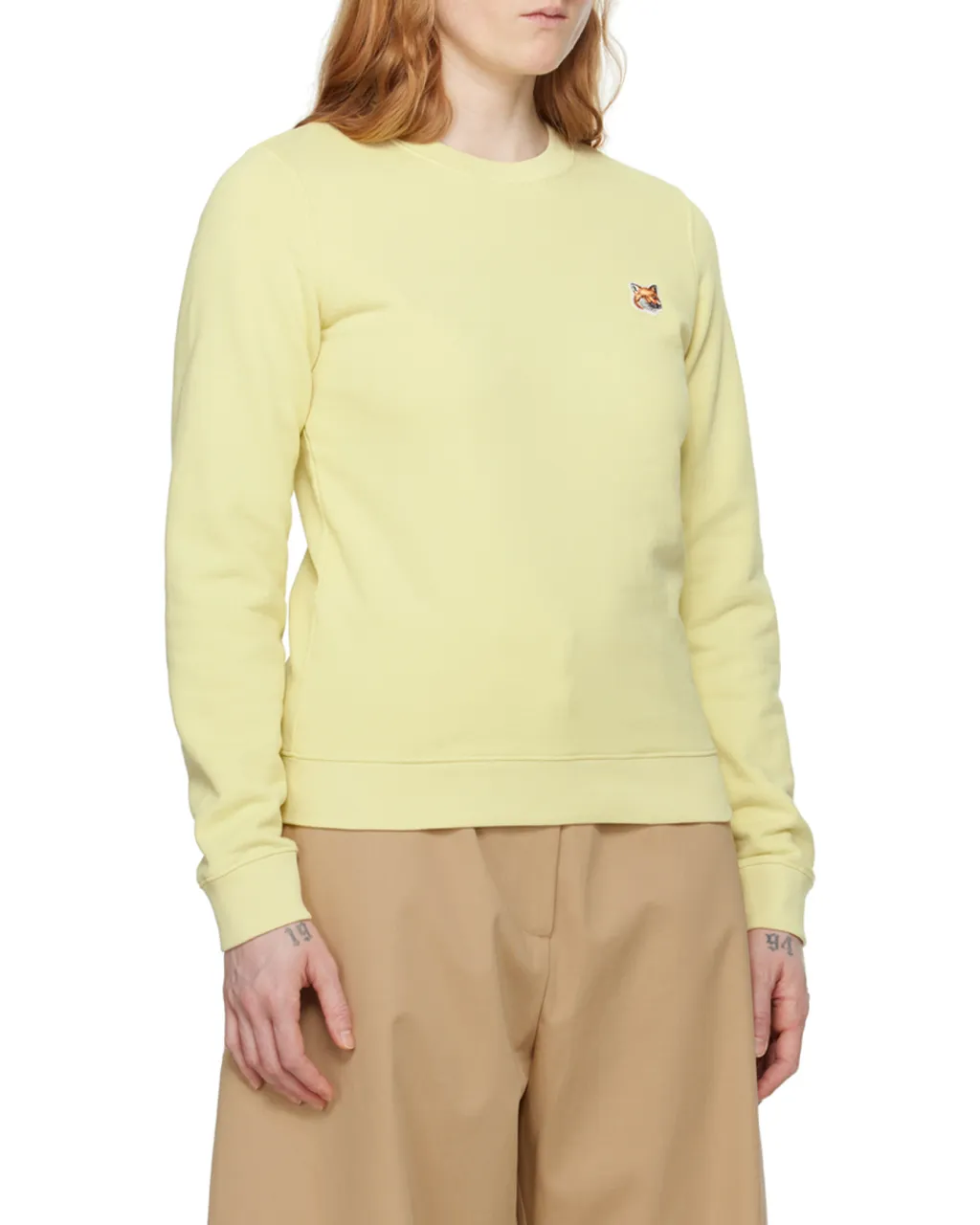 Fox Head Patch Crewneck Sweatshirt