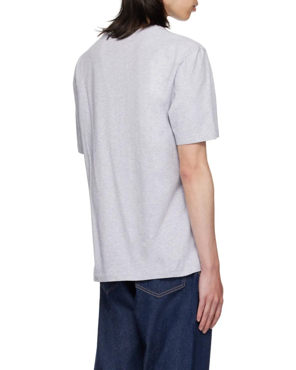 Chillax Fox Patch Crewneck T-Shirt