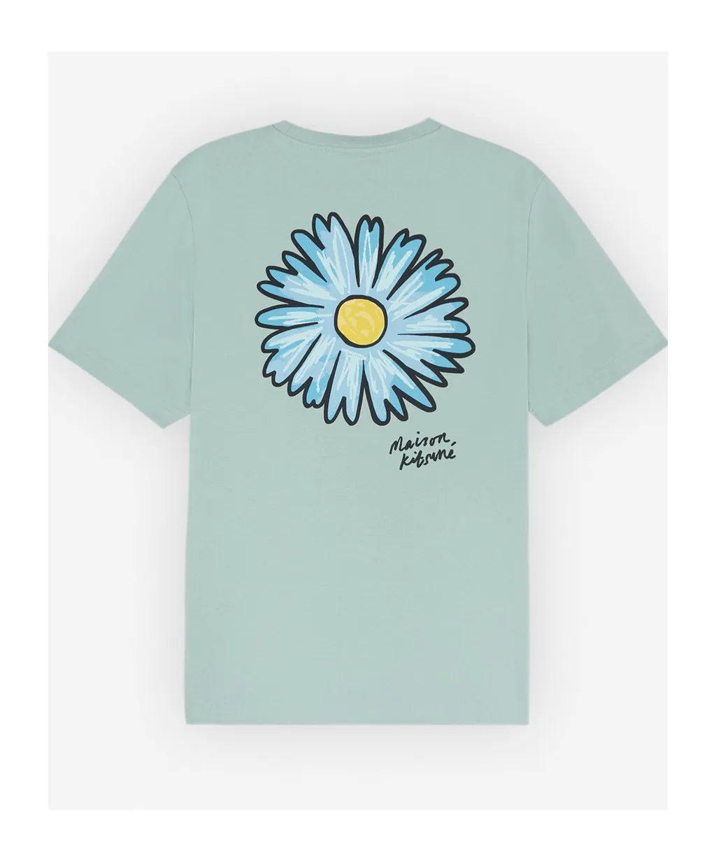 Floral-Printed Crewneck T-Shirt