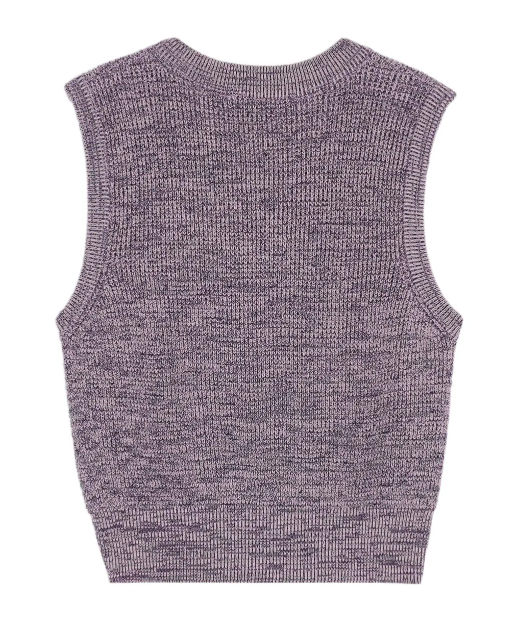 V-Neck Rib Vest