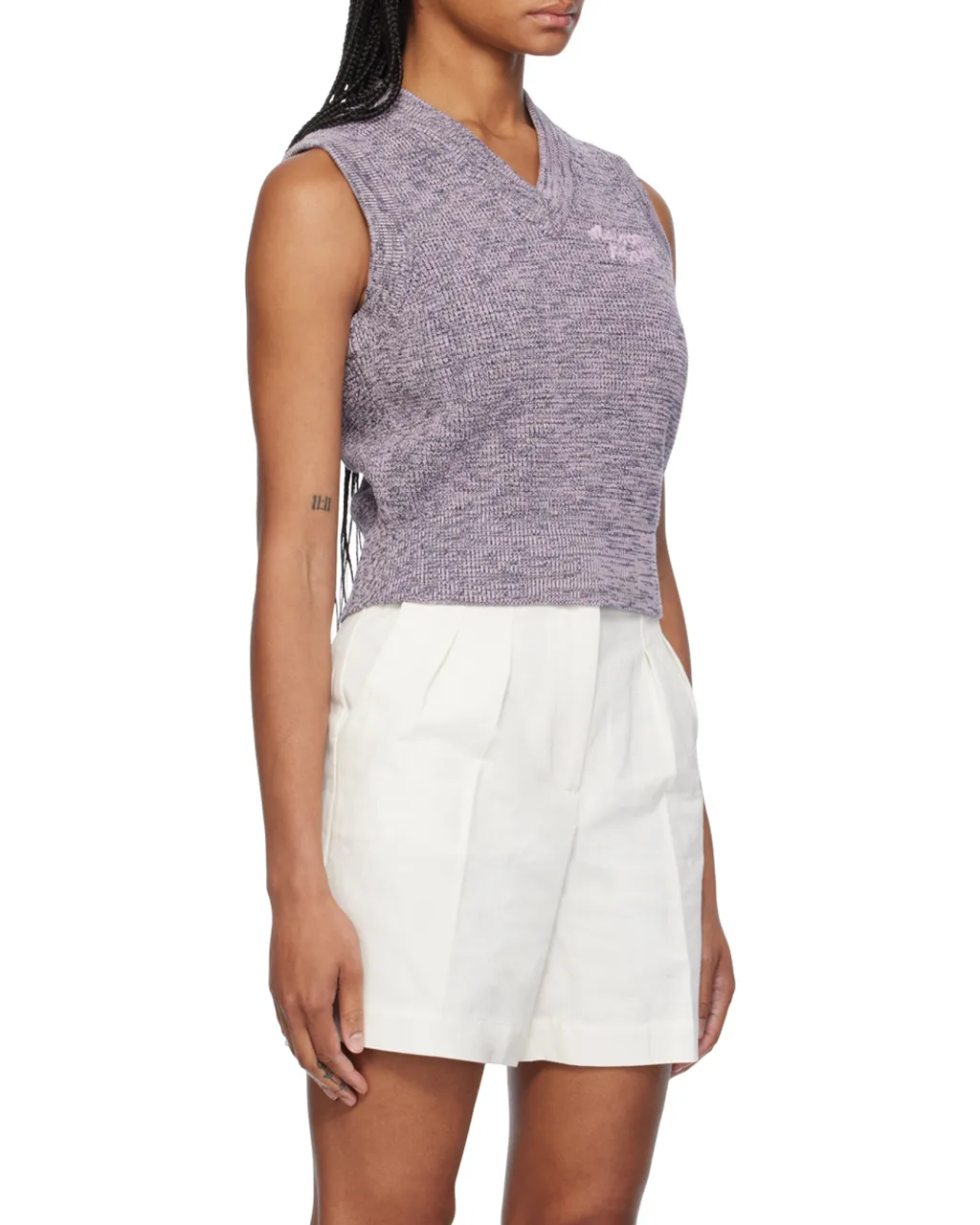 V-Neck Rib Vest