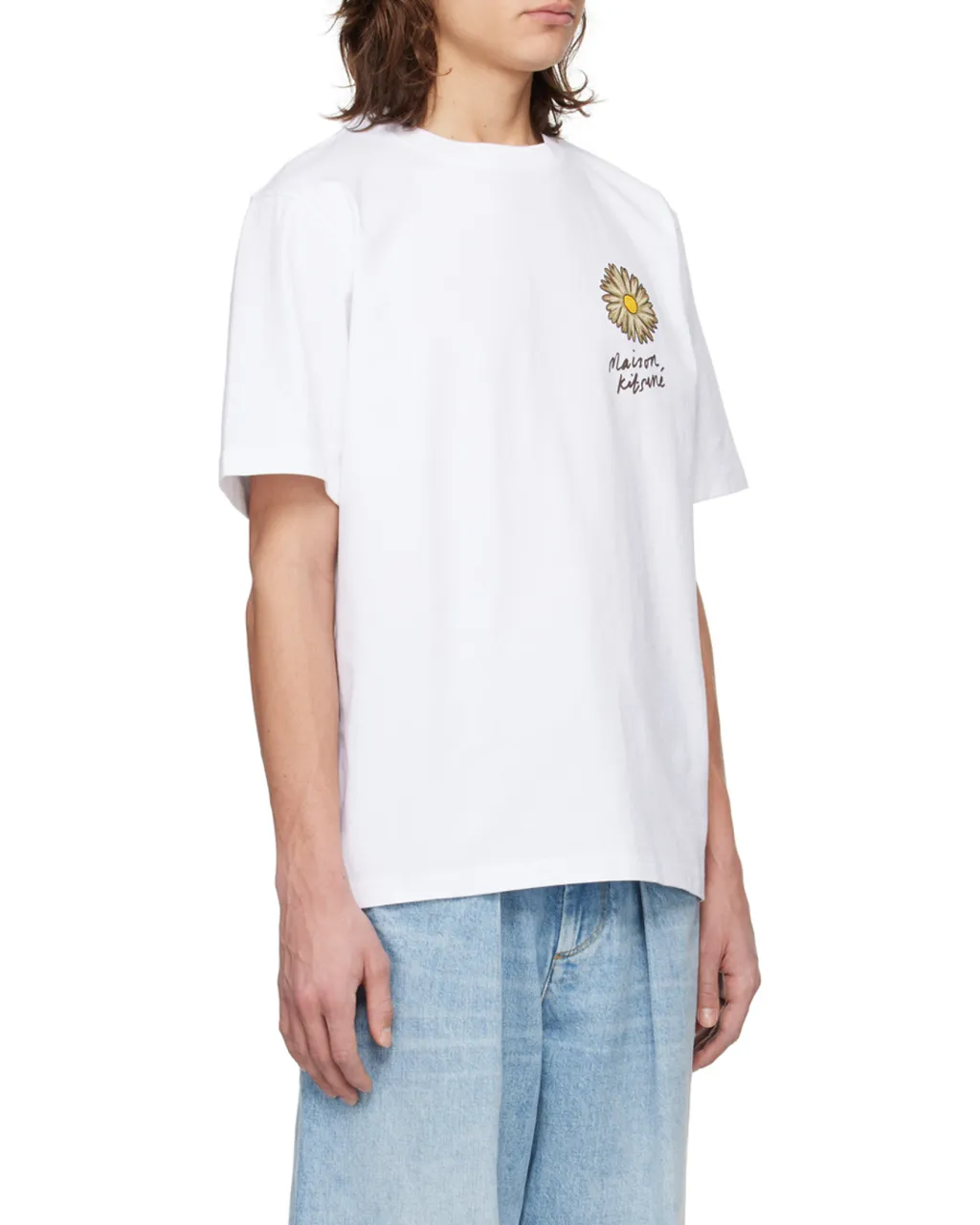 Flower Printed Crewneck T-Shirt