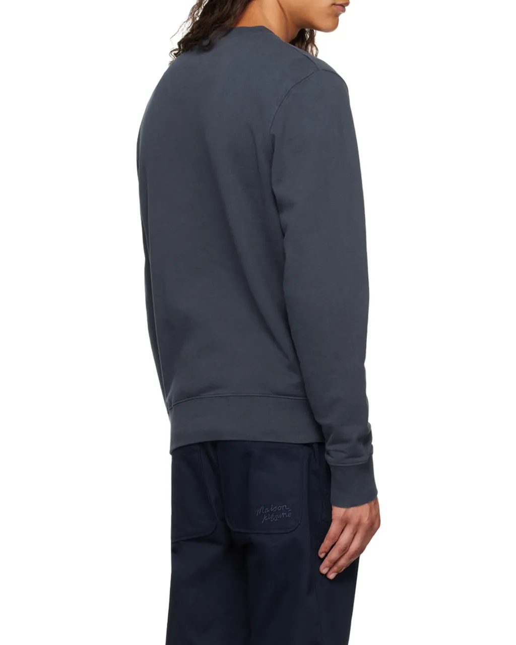 Chillax Fox Patch Crewneck Sweatshirt