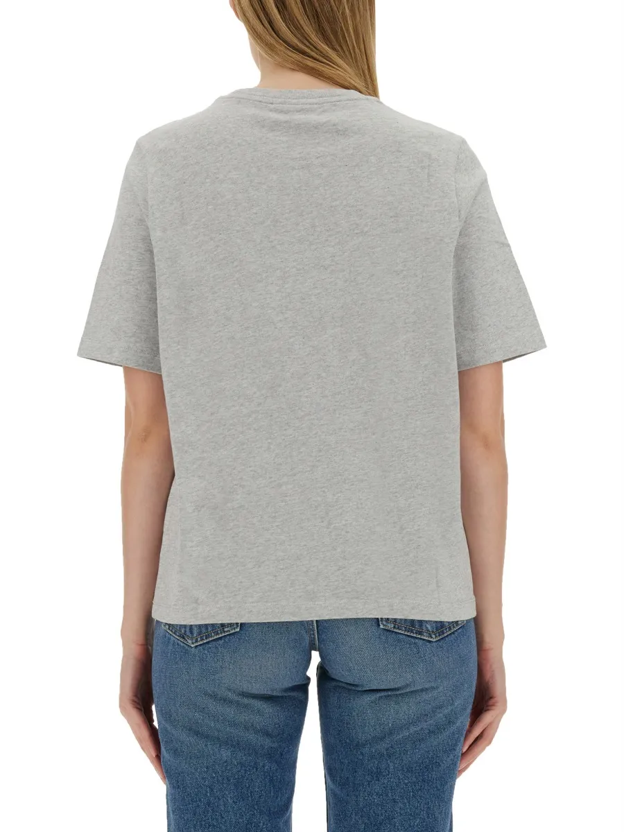 Logo Embroidered Crewneck T-Shirt