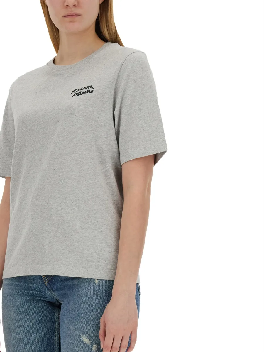 Logo Embroidered Crewneck T-Shirt