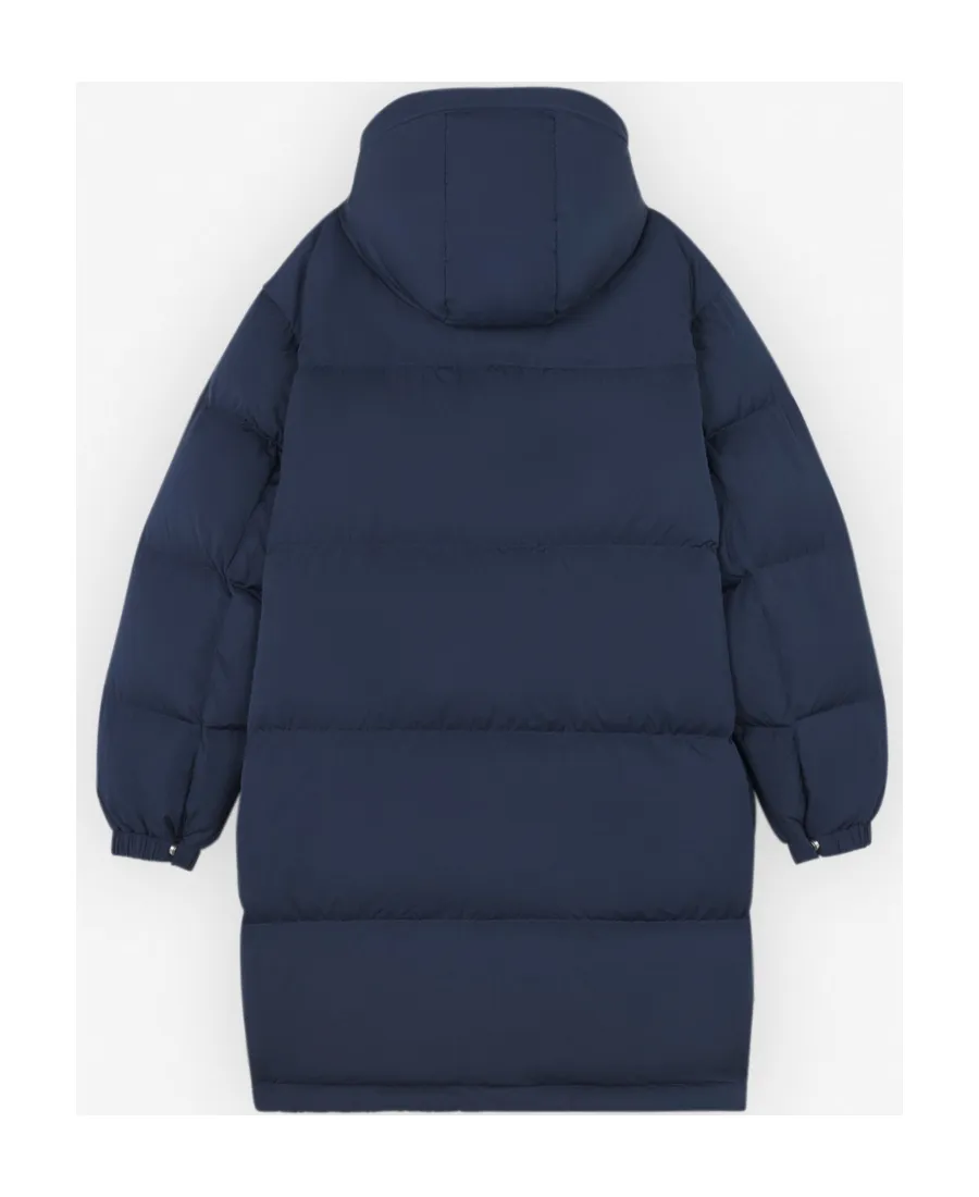 Fox-Appliqué Padded Coat