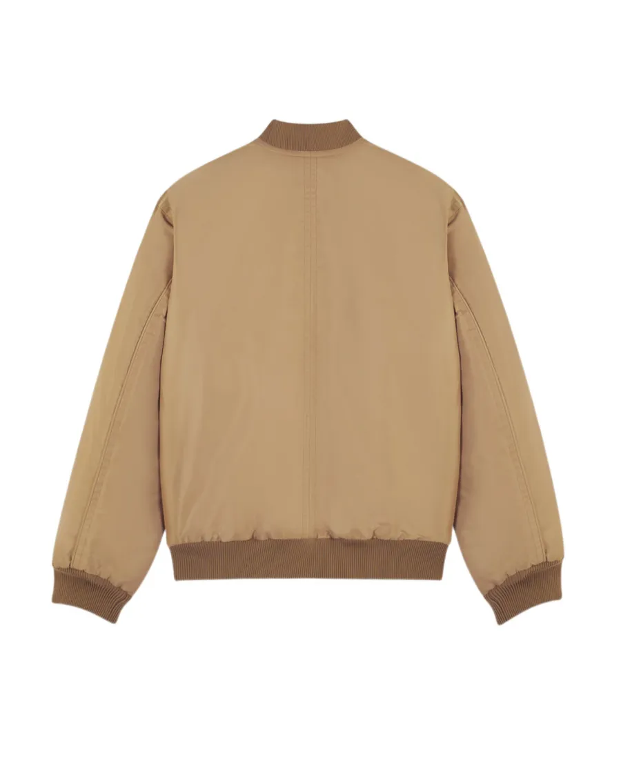 Logo Handwritten Embroidered Casual Jacket