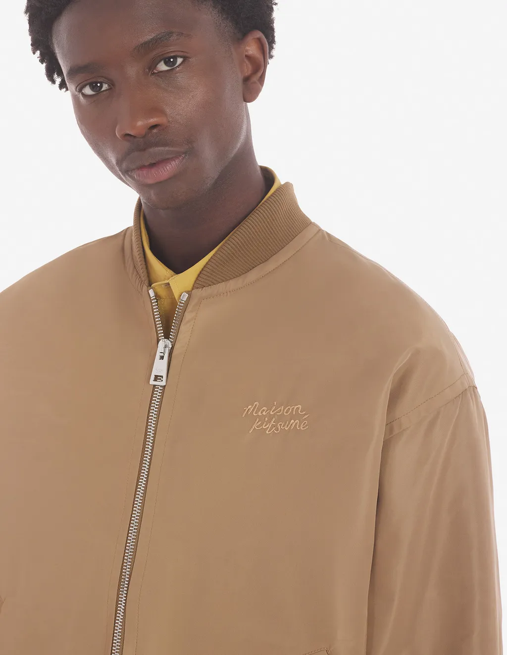 Logo Handwritten Embroidered Casual Jacket