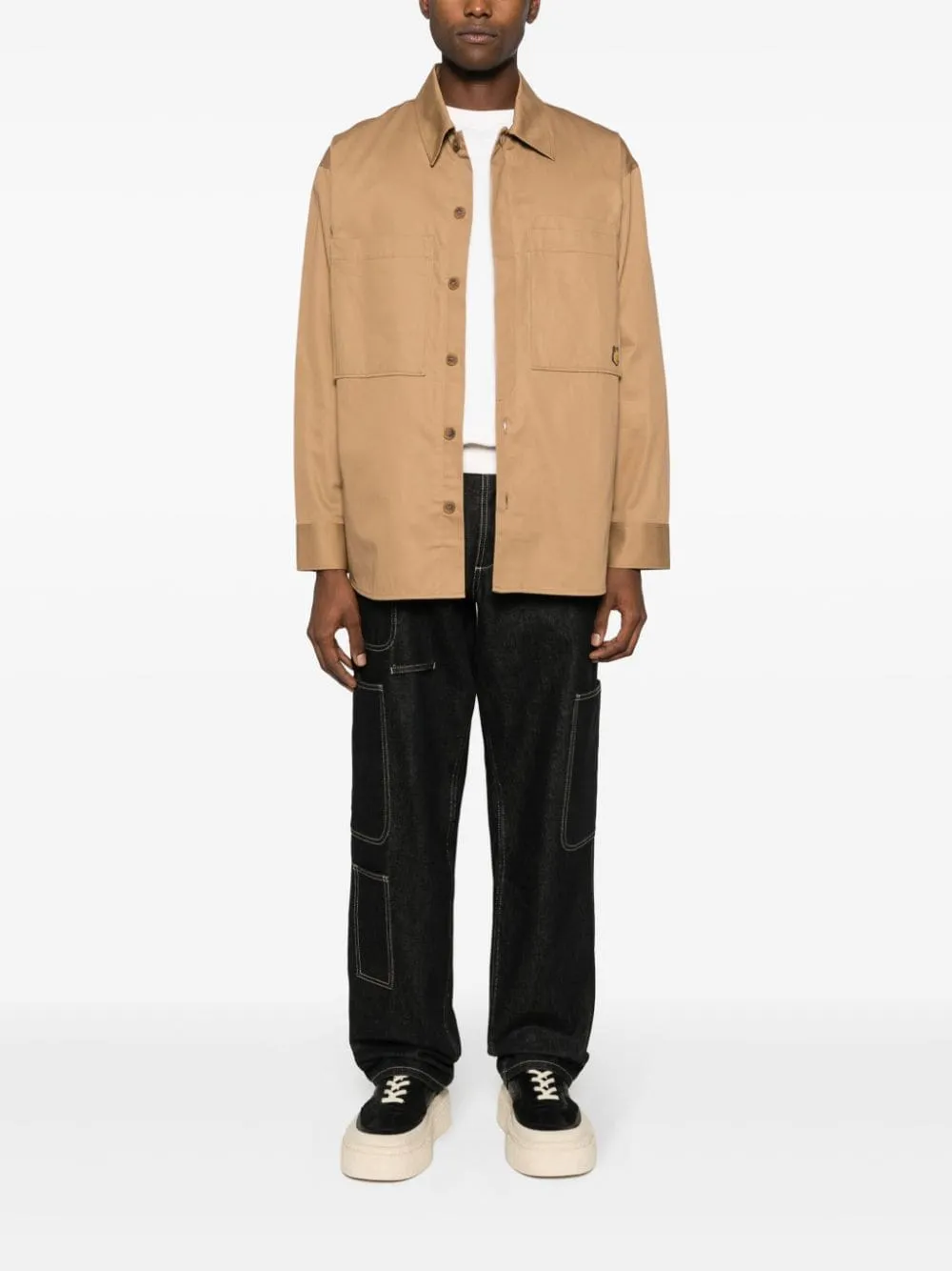 Fox Head Gabardine Overshirt