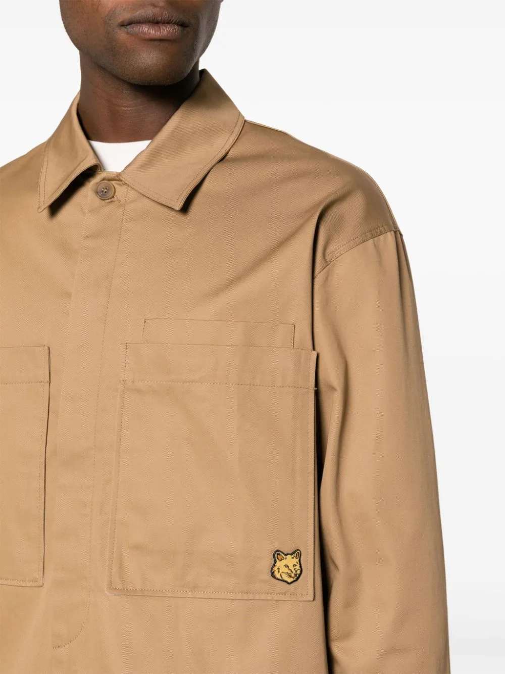 Fox Head Gabardine Overshirt