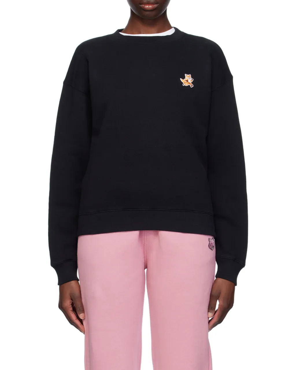 Speedy Fox Patch Crewneck Sweatshirt