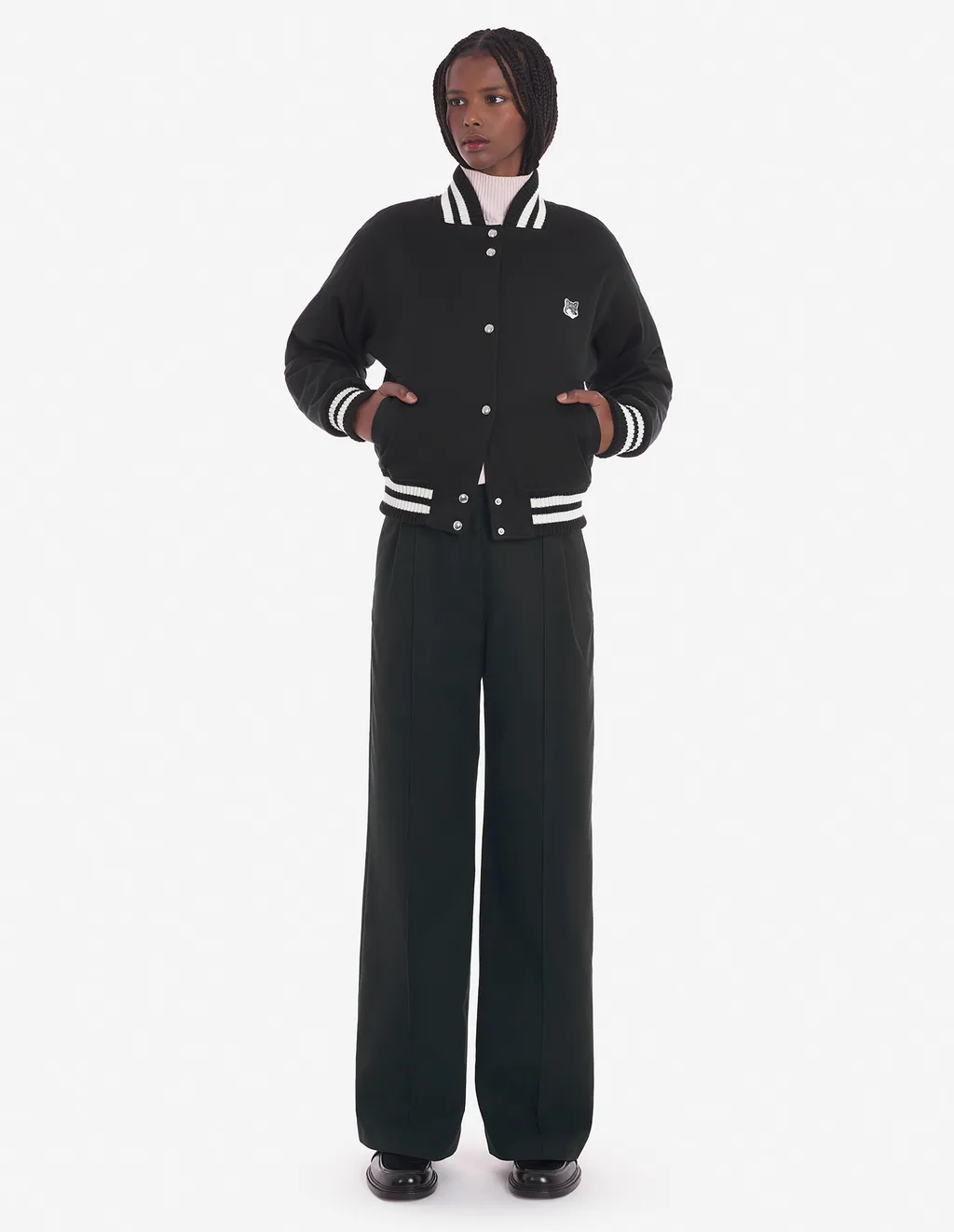 Fox Head Patch Bomber Jacket