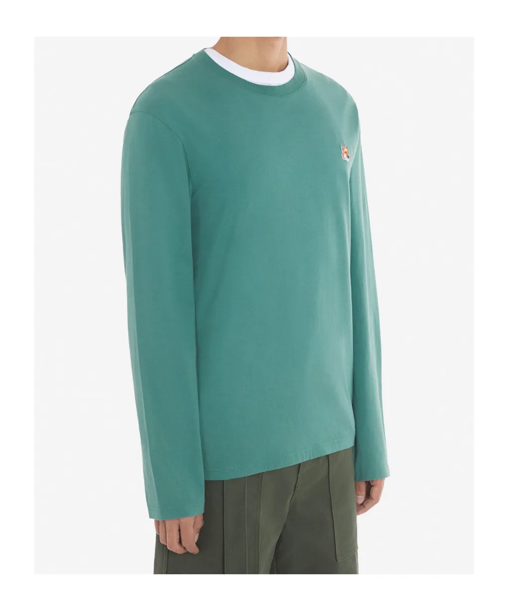 Fox Head Patch Long-Sleeved T-Shirt