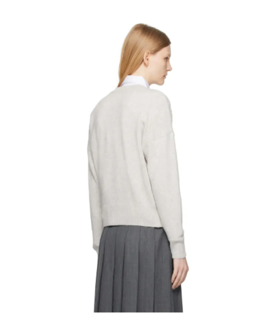 Logo-Intarsia Wool Jumper