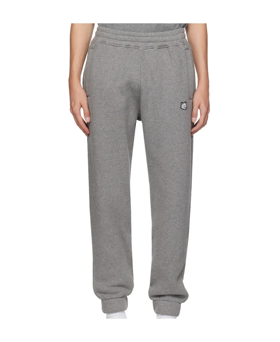Elasticated-Waistband Logo Patch Track Pants