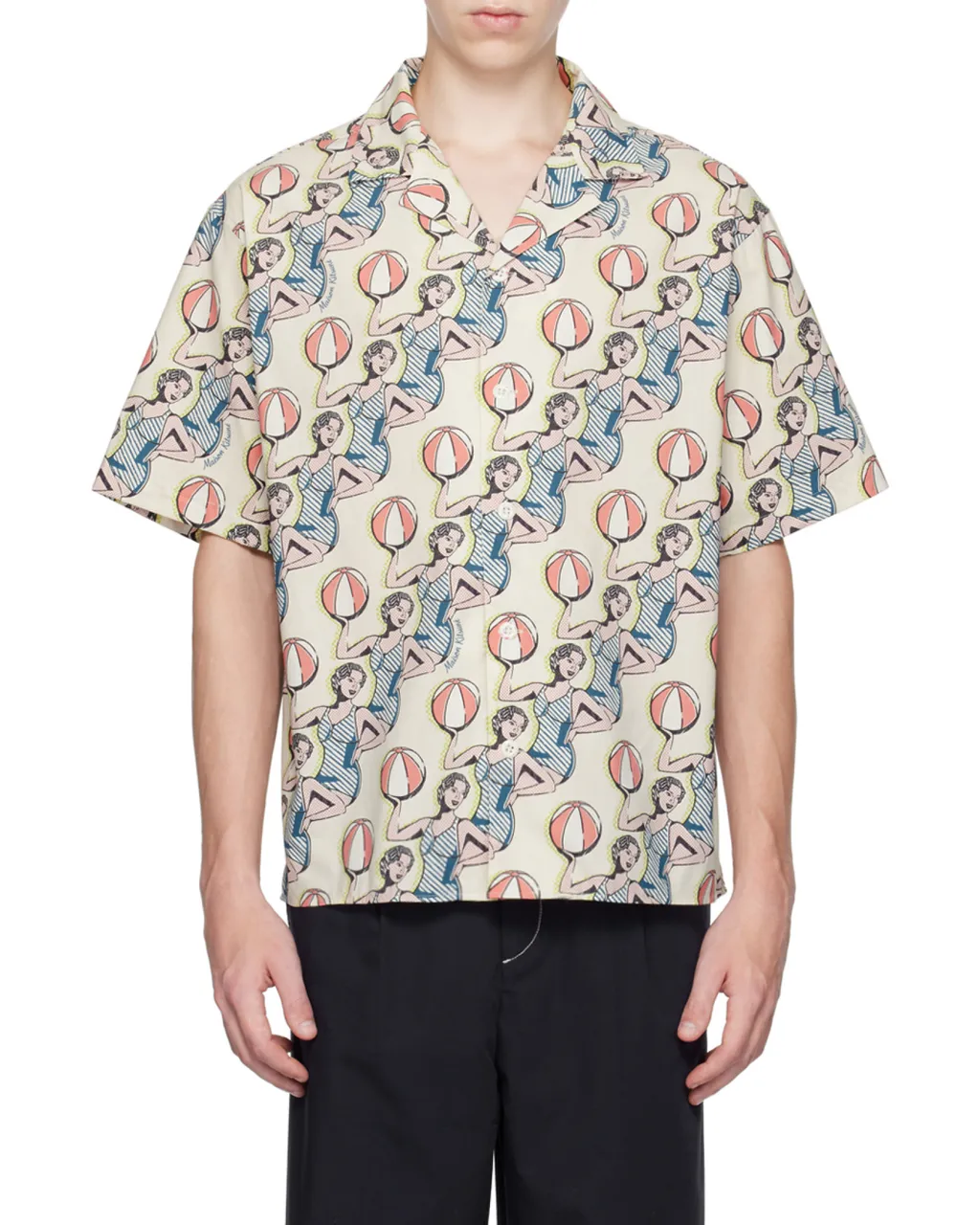 Graphic-Print Cotton Shirt