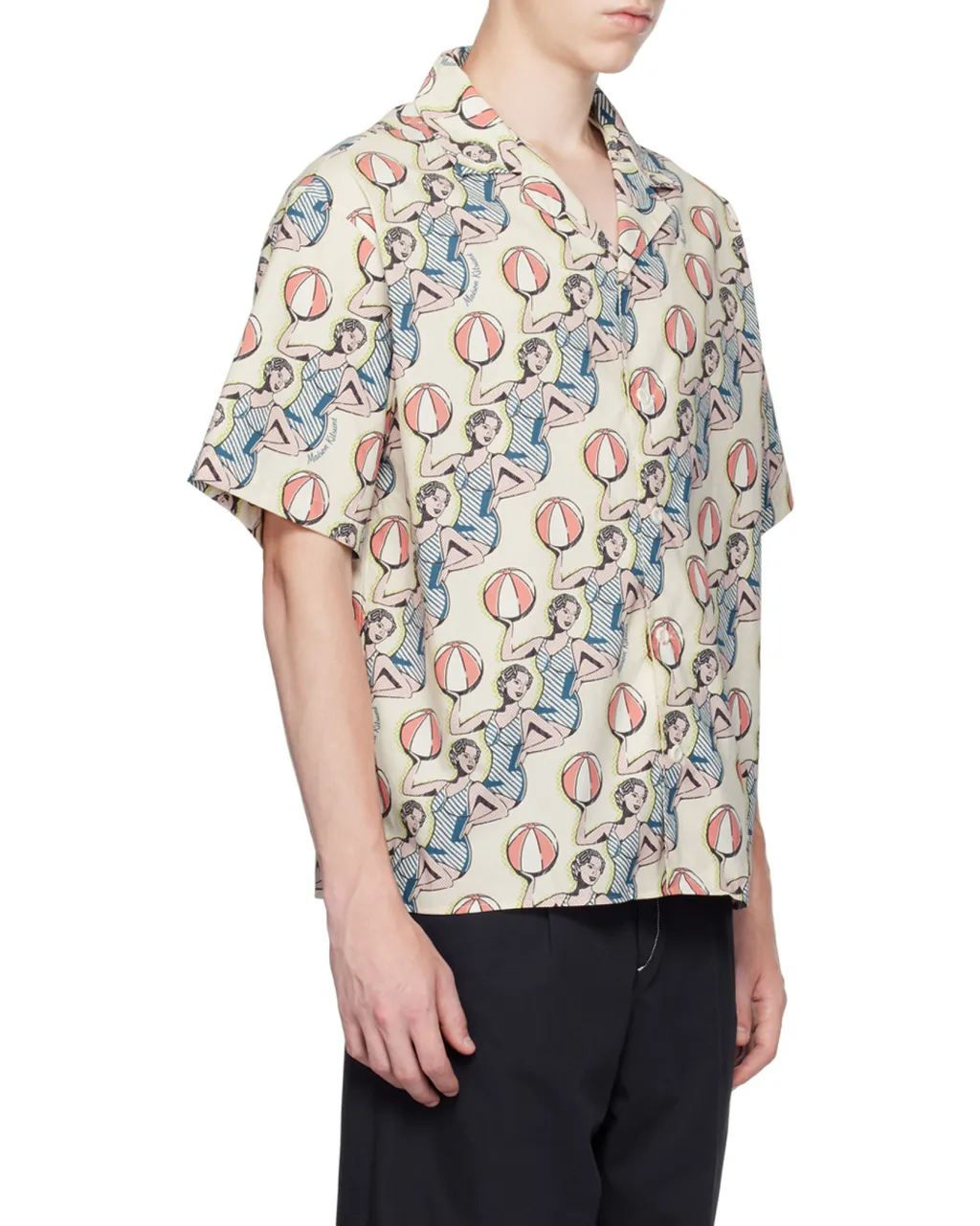 Graphic-Print Cotton Shirt