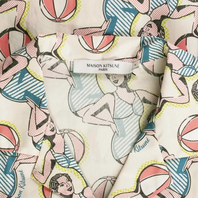 Graphic-Print Cotton Shirt