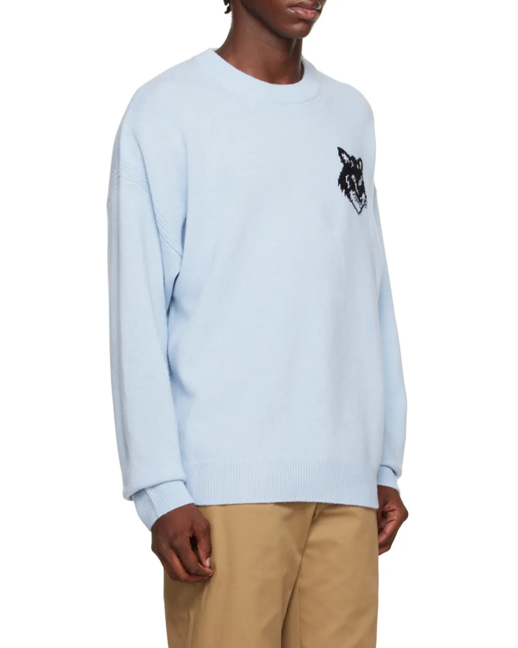 Fox Intarsia-Knit Jumper