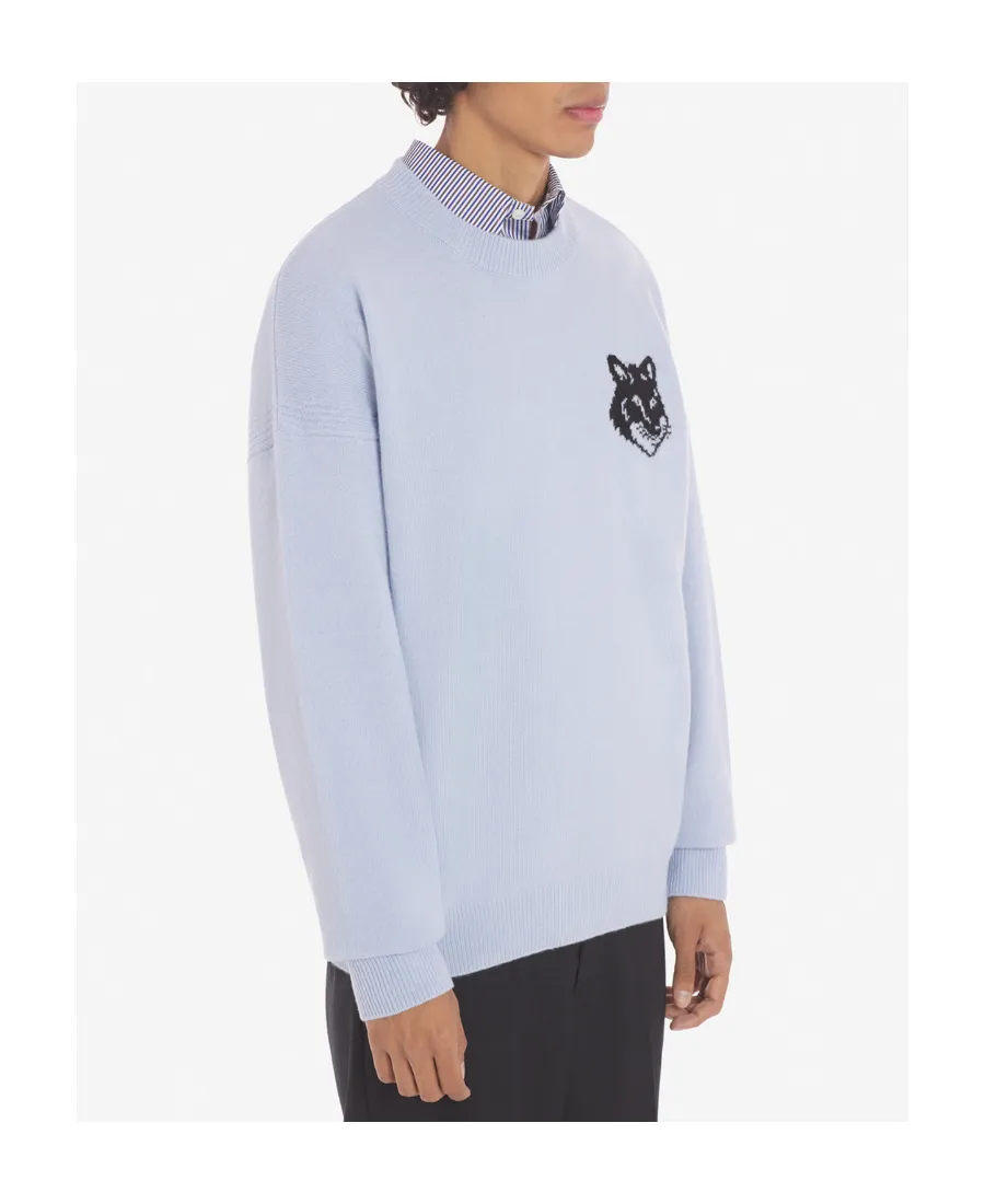 Fox Intarsia-Knit Jumper