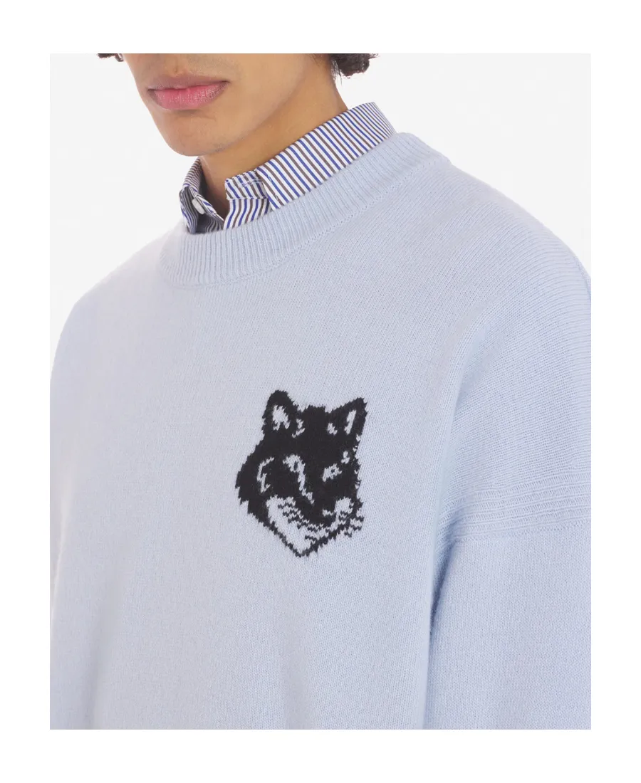 Fox Intarsia-Knit Jumper