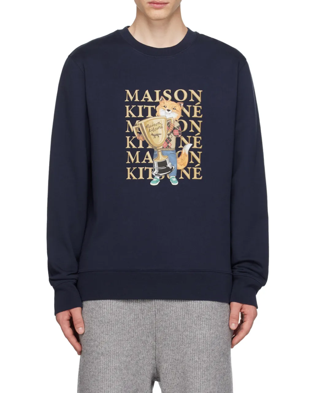 Fox Champion Printed Crewneck Sweatshirt