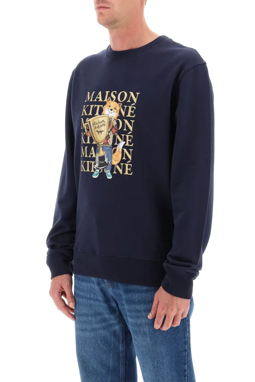 Fox Champion Printed Crewneck Sweatshirt