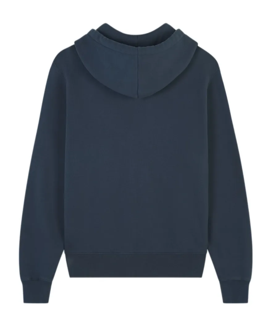 Fox Head Patch Zipped Hoodie