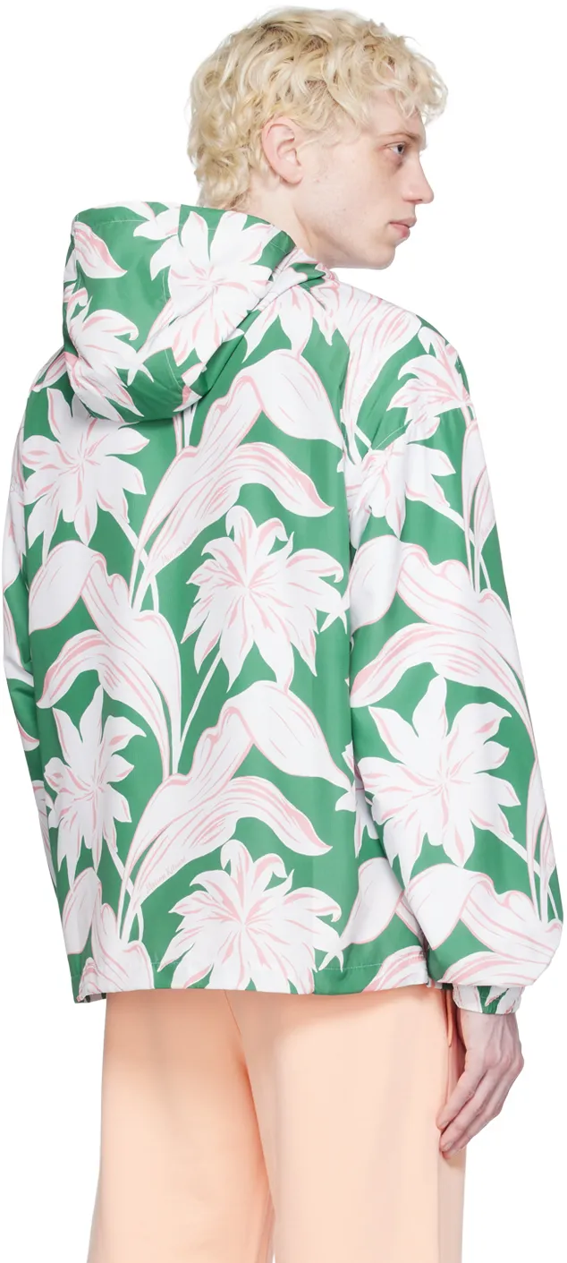 Printed Hooded Casual Jacket