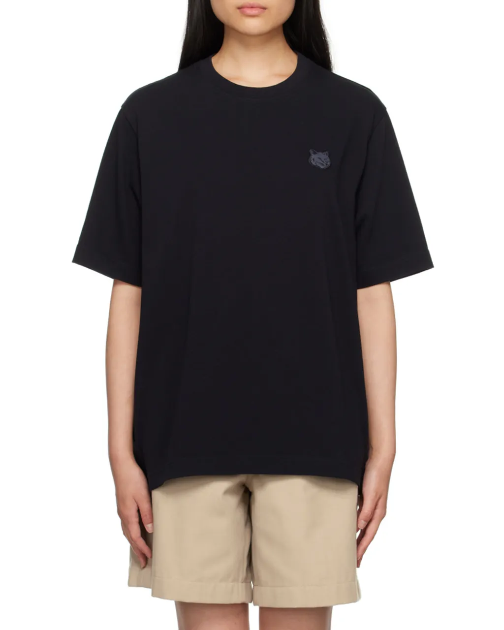 Fox Patch Crewneck T-Shirt