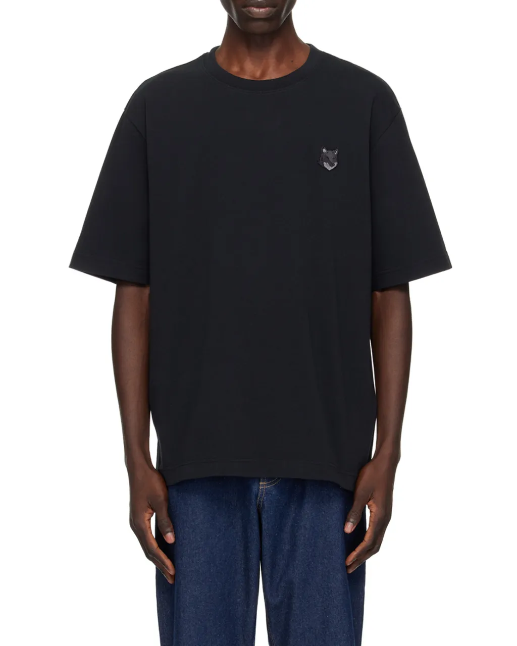 Fox Patch Crewneck T-Shirt