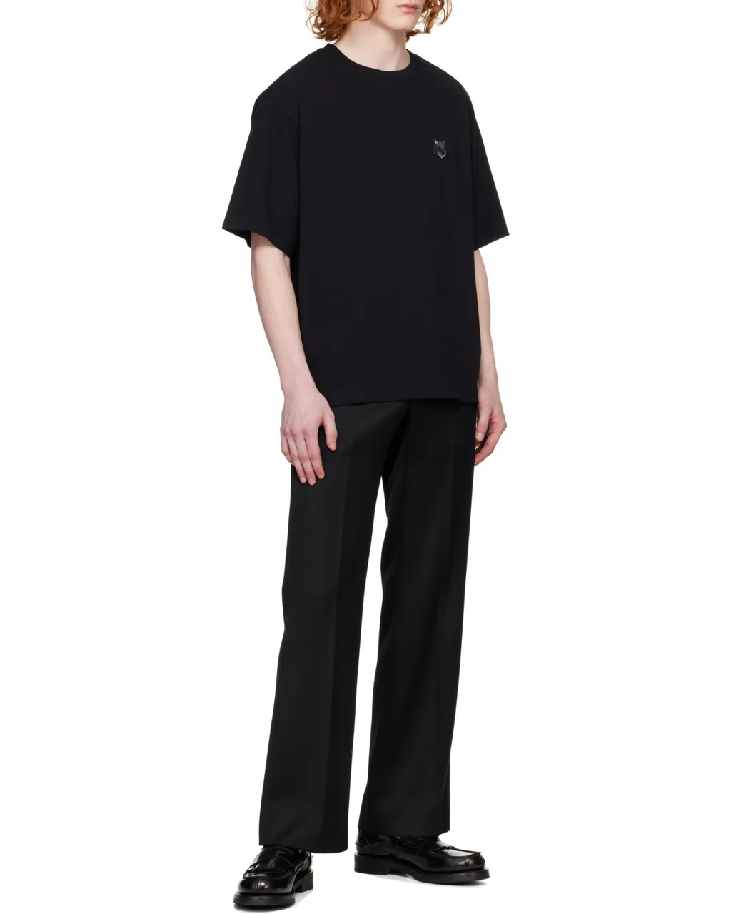 Fox Patch Crewneck T-Shirt