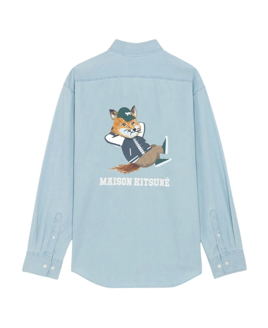 Chillax Print Relaxed Shirt