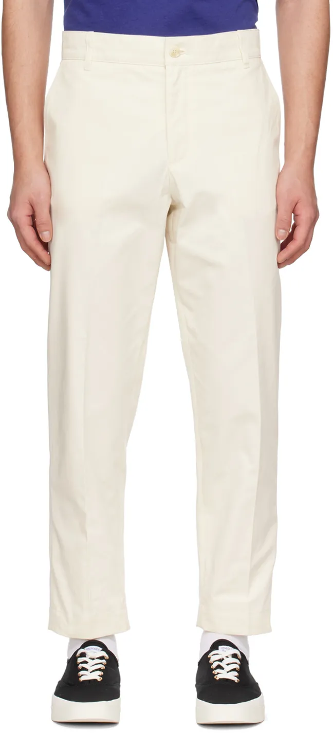 Cropped Cotton Trousers