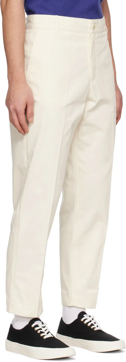 Cropped Cotton Trousers