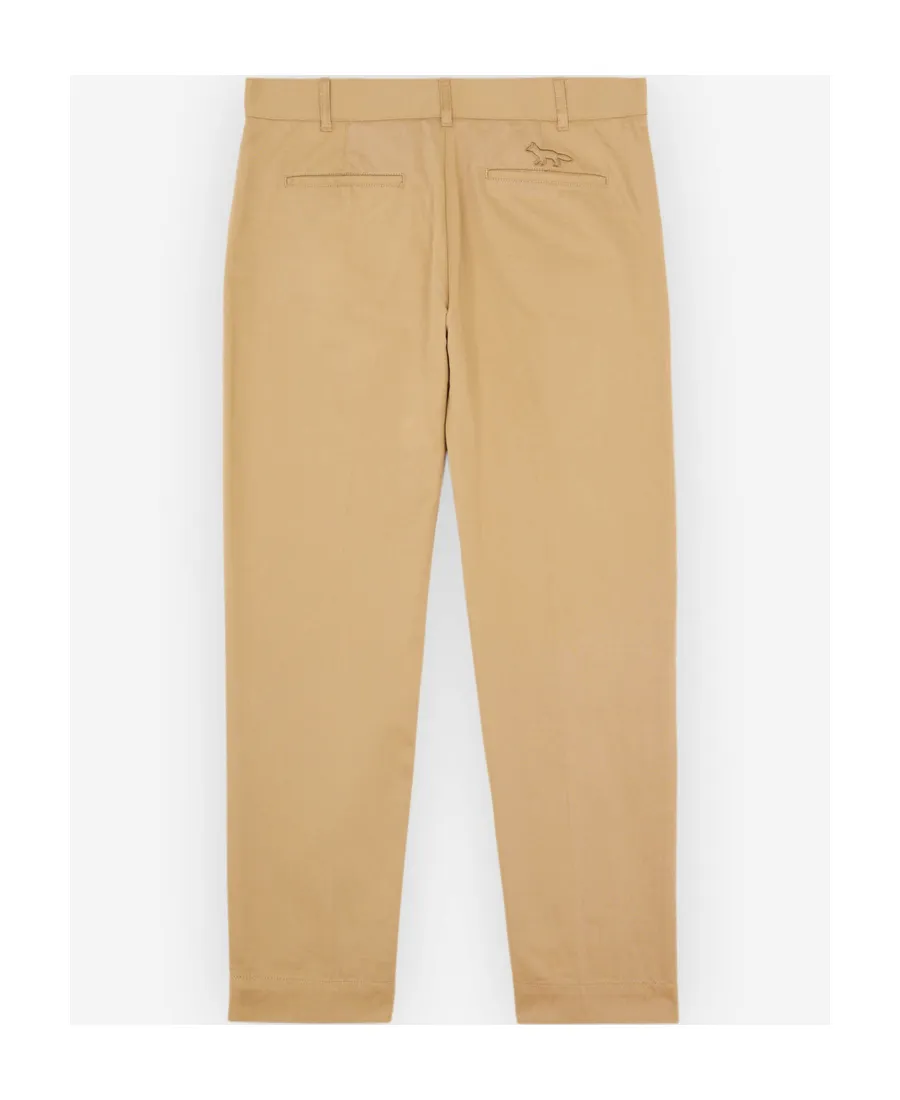Straight-Leg Cropped Tailored Trousers