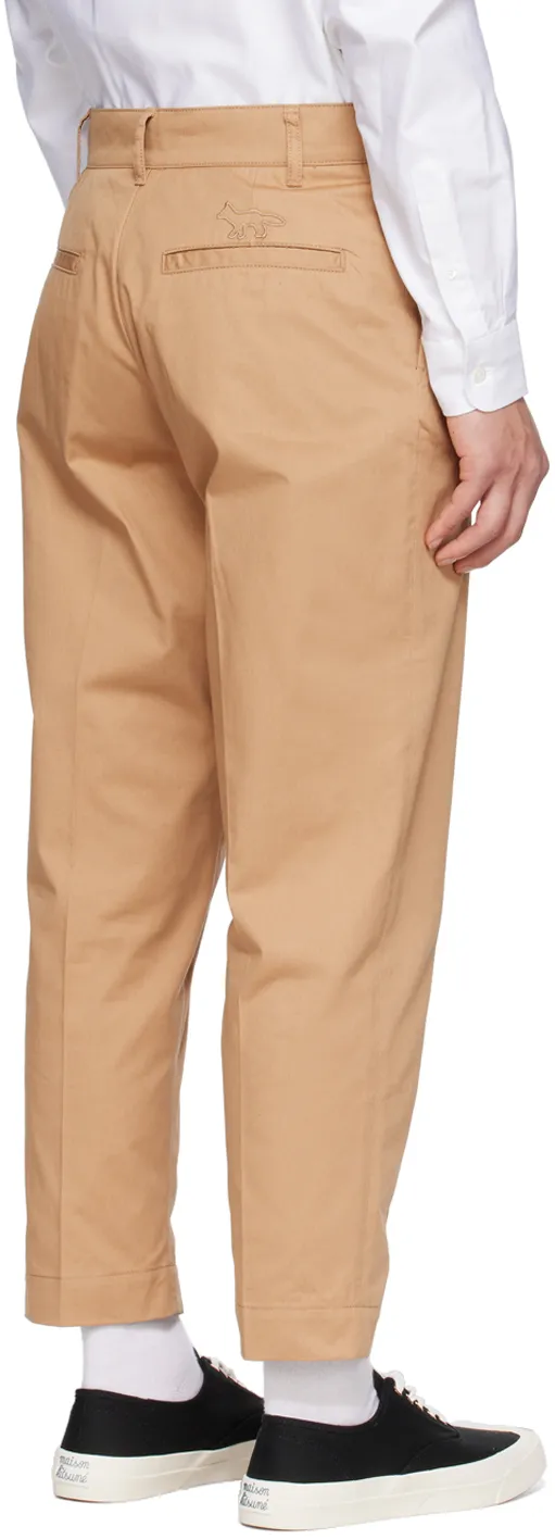 Straight-Leg Cropped Tailored Trousers