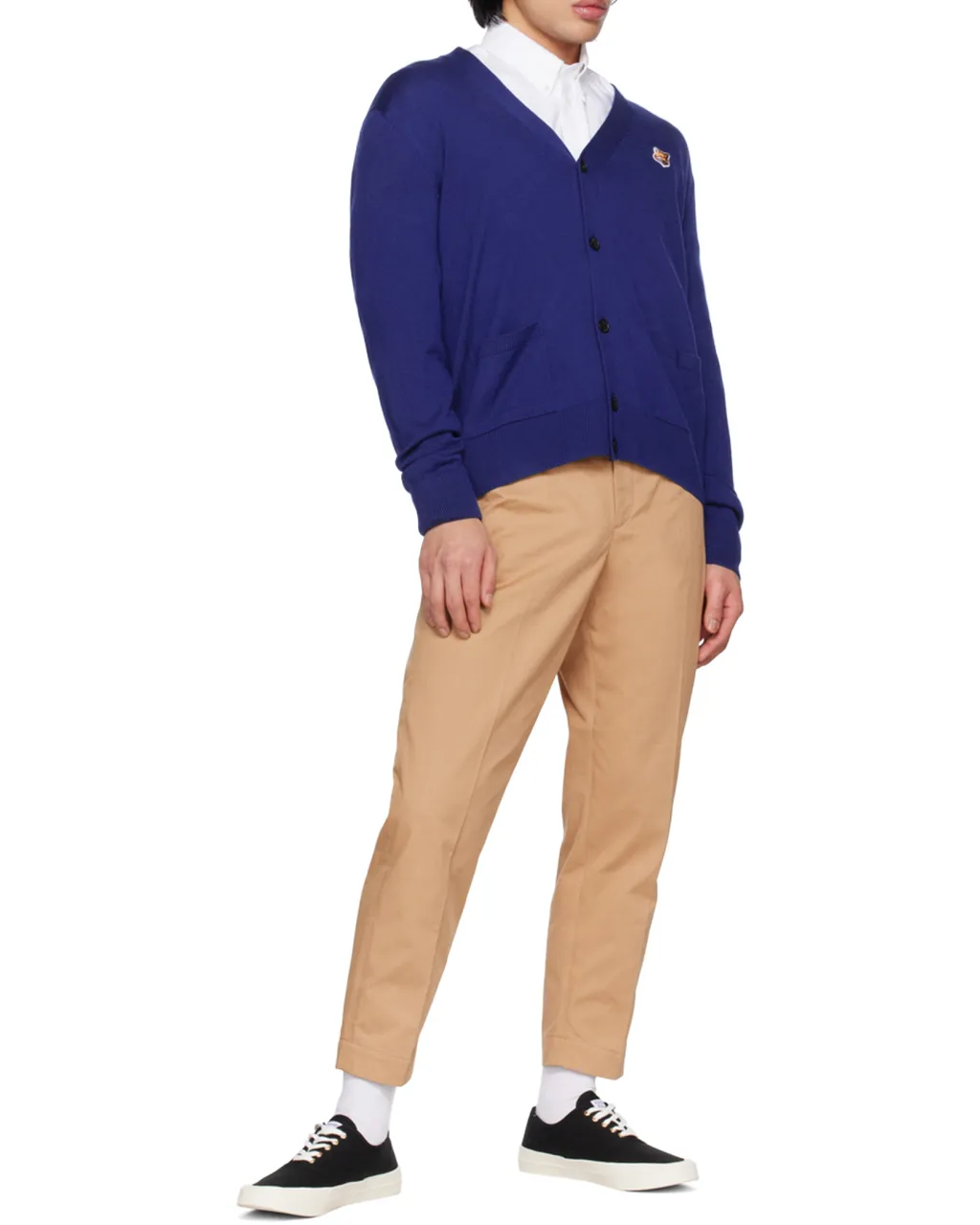 Straight-Leg Cropped Tailored Trousers