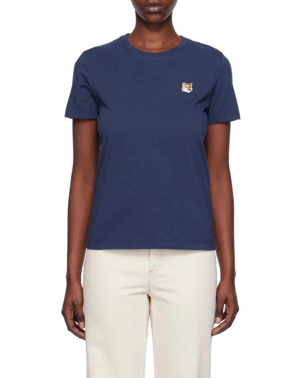 Fox Head Patch Crewneck T-Shirt