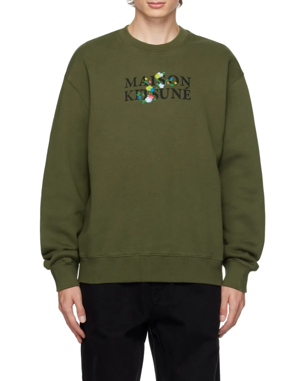 Logo Printed Crewneck Sweatshirt