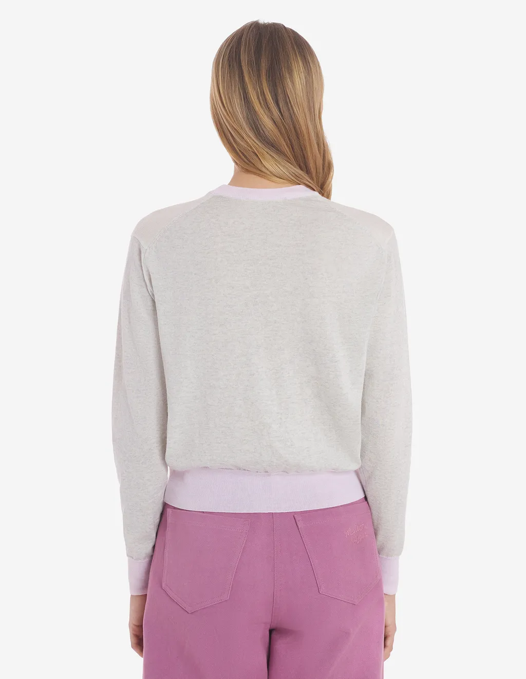 Little Fox Collage Wool Sweater